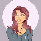 My project for course: Female Character Portraits in Procreate. Traditional illustration, Digital Illustration, and Digital Drawing project by Sina Smart - 04.15.2023