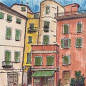 Il mio progetto del corso: Disegno architettonico espressivo con pennarelli colorati. Sketching, Drawing, Architectural Illustration, Sketchbook & Ink Illustration project by monvidevitt - 04.19.2023