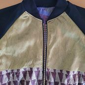 My First Bomber Jacket <3. Fashion Design, Sewing, Patternmaking, and Dressmaking project by larisa_stanescu - 04.15.2023