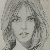 Mon projet du cours : Carnet de portraits : explorez le visage humain. Projekt z dziedziny Sketching,  R, sunek, Portret,  R, sunek art, st, czn i Sketchbook użytkownika Jean WEISE - 15.04.2023