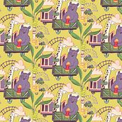 Mój projekt z kursu: Ilustrowane wzornictwo . Ilustrasi tradisional, Desain Pola, Ilustrasi Digital, Pencetakan, Dan Lukisan Guas proyek oleh Anna Gruchała - 04.15.2023