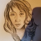 Mon projet du cours : Illustration de personnages de A à Z : visages et silhouettes. Traditional illustration, Character Design, Pencil Drawing, and Drawing project by marie billebeau - 04.15.2023