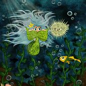 My project for course: Children’s Illustration with Procreate: Paint Magical Scenes. Een project van Traditionele illustratie, Digitale illustratie, Kinderillustratie,  Digitaal schilderij y Prentenboeken van Danielle Rademeyer - 13.04.2023