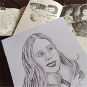 My final project: Drawing faces and bodies for beginners. Traditional illustration, Character Design, Pencil Drawing, and Drawing project by stefan - 04.15.2023