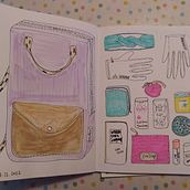 Mijn project van de cursus: Geïllustreerd dagboek: een bewuste dagelijkse praktijk. Fine Arts, Sketching, Creativit, Drawing, and Sketchbook project by Liesbeth Vanderschueren - 04.15.2023