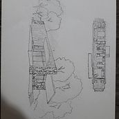 Meu projeto do curso: Ilustração artística de arquitetura à mão livre. Architecture, Pencil Drawing, and Architectural Illustration project by Andressa Schivinski - 04.15.2023