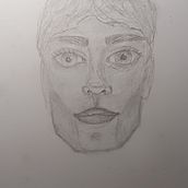 Mi proyecto del curso: Sketchbook de retrato: explora el rostro humano. Sketching, Drawing, Portrait Drawing, Artistic Drawing, and Sketchbook project by irispardal2007 - 04.15.2023