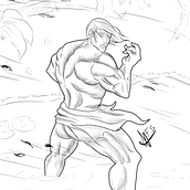 Mi proyecto del curso: Ilustración para cómics: anatomía de un superhéroe. Traditional illustration, Character Design, Comic, Pencil Drawing, and Figure Drawing project by Francisco Salinas - 04.16.2023