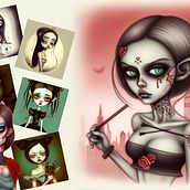 יצירות nft אומנות נמוכה.. Traditional illustration, Painting, Marketing, Digital Illustration, Arts, Crafts, and Growth Marketing project by Karin klarita Milman - 03.26.2023