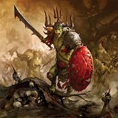 Orruks Warclans. Acr, and lic Painting project by Matías Amador Moreno - 04.16.2023