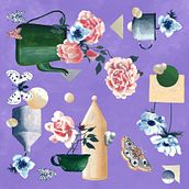 My project for course: Contemporary Print Design: Scale, Color, and Composition. Painting, Pattern Design, Fashion Design, and Gouache Painting project by Lisa Gmeindl - 04.16.2023