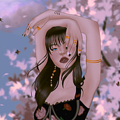 Nyra. Traditional illustration, Design, Fine Arts, Painting, Sketching, Creativit, Drawing, and Digital Illustration project by Swathi Hiralal - 04.16.2023