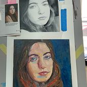 Ölmalerei. Portrait Drawing project by Andrea Harwardt - 04.16.2023