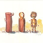 Il mio progetto del corso: Introduzione all’illustrazione infantile: Pinocchio. Traditional illustration, Fine Arts, Painting, Pencil Drawing, Drawing, Watercolor Painting, Children's Illustration, and Narrative project by trainersisto - 03.20.2023