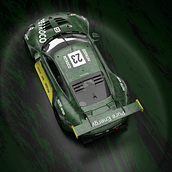 Mein Abschlussprojekt für den Kurs: Livery Design in 3D für Anfänger: Decals für digitale Autos. 3D, 3D Modeling, Design, Advertising, and Automotive Design project by jonb - 04.16.2023