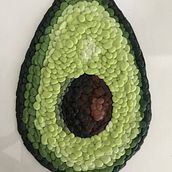 Palta en Plastilina. Traditional illustration, Arts, Crafts, Fine Arts, Painting, Sculpture, Drawing, Concept Art, Artistic Drawing, Children's Illustration, Botanical Illustration, Floral, Plant Design, and Decorative Painting project by Sarah Rivera - 04.14.2023