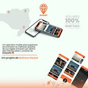 App Scourt. Projekt z dziedziny UX / UI, Design i Projektowanie aplikacji użytkownika Matheus Neckel - 12.04.2023