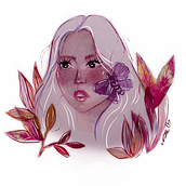Mi proyecto del curso: Retrato ilustrado en acuarela. Traditional illustration, Fine Arts, Painting, Drawing, Watercolor Painting, Portrait Drawing, and Artistic Drawing project by Natalia López Grisales - 04.12.2023