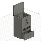 Caja Commander Magic the gathering. Un progetto di 3D, Design industriale, Product design, Modellazione 3D e Progettazione 3D di jiraiya1990 - 15.04.2023