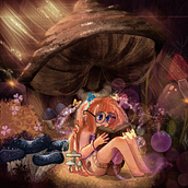 My project for course: Children’s Illustration with Procreate: Paint Magical Scenes . Ilustrație tradițională, Ilustrație digitală, Ilustrație pentru copii, Pictură digitală și Carte ilustrată de veradias97 - 04.17.2023