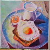My project for course: Contemporary Oil Painting Techniques. Fine Arts, Painting, and Oil Painting project by Vivian Tan - 04.16.2023