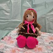 Mi proyecto del curso: Elaboración de muñecas amigurumi románticas Ein Projekt aus dem Bereich H, werk, Spielzeugdesign, Weben, Crochet, Amigurumi und Textildesign von Rosy Martinez - 17.04.2023