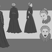 Diseño de personaje para comic. Traditional illustration, Character Design, and Comic project by Denisse Hultzsch - 03.16.2022