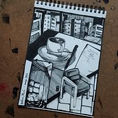 Meu projeto do curso: Desenho para principiantes nível -1. Un projet de Dessin au cra, on, Dessin, Carnet de croquis, Illustration traditionnelle , et Peinture de Bruna Carvalho Cantal - 17.04.2023