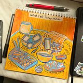 My project for course: Illustrated Life Journal: A Daily Mindful Practice. Artes plásticas, Esboçado, Criatividade, Desenho, e Sketchbook projeto de Mastura Khamro - 14.04.2023
