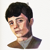 Gilbert from Anne with an E. Een project van Traditionele illustratie, Digitale illustratie y  Digitaal schilderij van Aleksandra Ziober - 18.04.2023