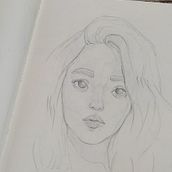 Il mio progetto del corso: Ritratto su blocco da disegno: esplora il volto umano. Sketching, Drawing, Portrait Drawing, Artistic Drawing, and Sketchbook project by laura aresu - 04.18.2023