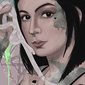 My project for course: Illustrated Portraits with Procreate. Un proyecto de Ilustración tradicional, Ilustración vectorial, Ilustración digital y Dibujo de Retrato de fannivictoria - 18.04.2023