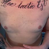 Mi proyecto del curso: Tatuaje a mano alzada de letras cursivas. Lettering, and Tattoo Design project by javierdemanuelhita - 04.18.2023