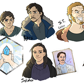 White Apocalypse Main Characters List. Un progetto di Fumetto e Character design di leila_iterashi - 18.04.2023