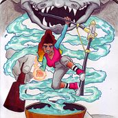 Mi proyecto del curso: Diseño e ilustración de personajes antagónicos. Un proyecto de Diseño de personajes, Cómic y Dibujo de Nacho Ramiro Sendin - 18.04.2023