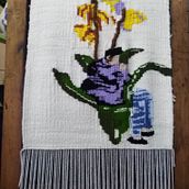Mi proyecto del curso: Tejido contemporáneo de tapices. Un proyecto de Artesanía, Interiorismo, Tejido, Telar y Diseño textil de fernanda_barbosatique - 18.04.2023