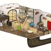 BOBhouse. Drawing, Digital Illustration, Concept Art, and Digital Drawing project by Krzysztof Gawliński - 04.19.2023