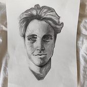 My project for course: Pencil Portraits: Light, Shadow, and Proportion. Traditional illustration, Fine Arts, Sketching, Pencil Drawing, Drawing, Portrait Drawing, Realistic Drawing, Artistic Drawing, and Figure Drawing project by psr_barcelona - 04.19.2023