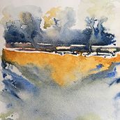 Drzewa Ein Projekt aus dem Bereich Aquarellmalerei und Malerei von beataszostak1 - 19.04.2023