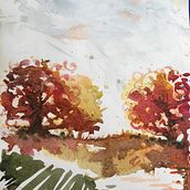 Jesień Ein Projekt aus dem Bereich Aquarellmalerei und Malerei von beataszostak1 - 19.04.2023