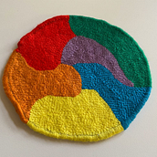 Mi proyecto del curso: Punch needle para el diseño de alfombras. Un progetto di Design di accessori, Artigianato, Ricamo, Interior Design, Punch needle e Textile Design di María Guadalupe García Villegas - 19.04.2023