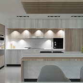 Mi proyecto del curso: Diseño y decoración de cocinas. Un projet de Architecture d'intérieur, Design d'intérieur, Décoration, Décoration d'intérieur , et Design d'espace de Daniela Zarraga Monasterios - 17.04.2023