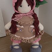 Mi proyecto del curso: Elaboración de muñecas amigurumi románticas. Arts, Crafts, To, Design, Fiber Arts, Crochet, Amigurumi, and Textile Design project by Carolina alveal - 04.19.2023