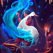My favorite magic spell. Design, Traditional illustration, Artistic Drawing, and Concept Art project by faycel - 04.19.2023
