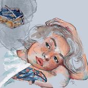 My project for course: Illustrated Portrait in Watercolor. Traditional illustration, Fine Arts, Painting, Drawing, Watercolor Painting, Portrait Drawing, and Artistic Drawing project by Jen Hoff - 04.19.2023