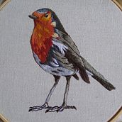 Mi proyecto del curso: Pintar con hilo: técnicas de ilustración textil Ein Projekt aus dem Bereich Stickerei und Textildesign von veronicadreyno - 01.03.2020