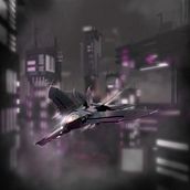 Cyber Ship Concepts. Een project van  Ontwerp, Traditionele illustratie,  3D-modellering,  Concept art y  Digitaal schilderij van Ian Jones - 20.04.2023