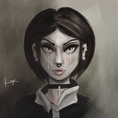 Mi proyecto del curso: Retrato de personajes femeninos con Procreate. Traditional illustration, Digital Illustration, and Digital Drawing project by Oldemar Giovanni - 04.18.2023