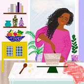 Mon projet du cours : Illustration numérique colorée sur Procreate. Traditional illustration, Drawing, Digital Illustration, and Digital Drawing project by annesoso - 10.15.2022