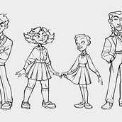 OCs character designs Ein Projekt aus dem Bereich Design von Figuren von Lucia Mostarda - 21.04.2023